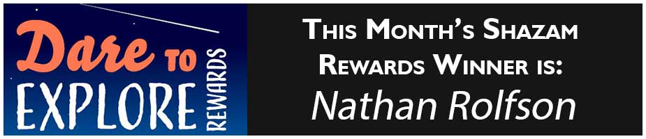 Monthly Shazam Rewards Winner - William Hinrichs