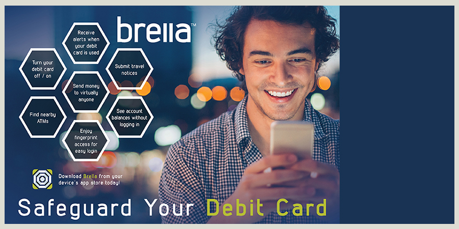 Safeguard your debit card with Shazam Brella today!