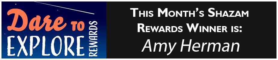 Monthly Shazam Rewards Winner